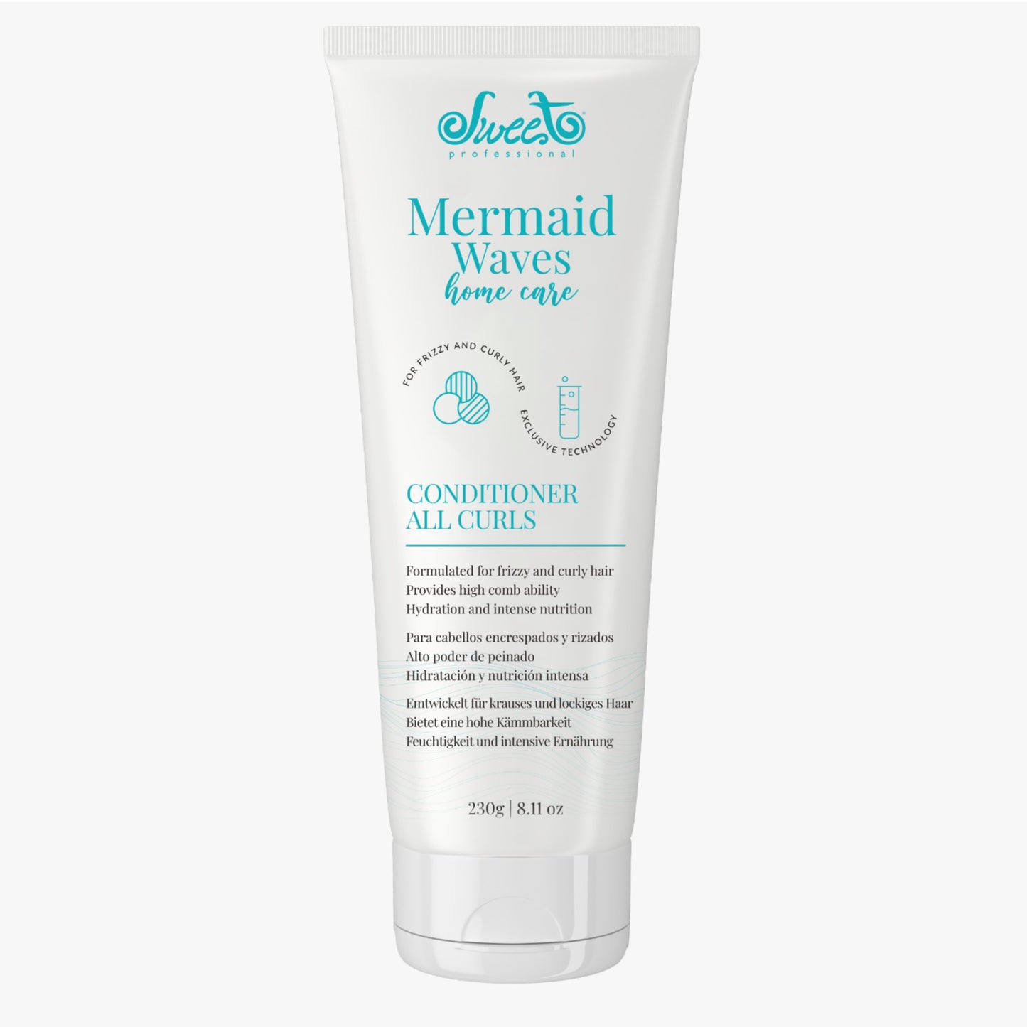 Acondicionador rizos SWEET - Mermaid Waves All Curls Home Care 230ml (NUEVO ENVASE)