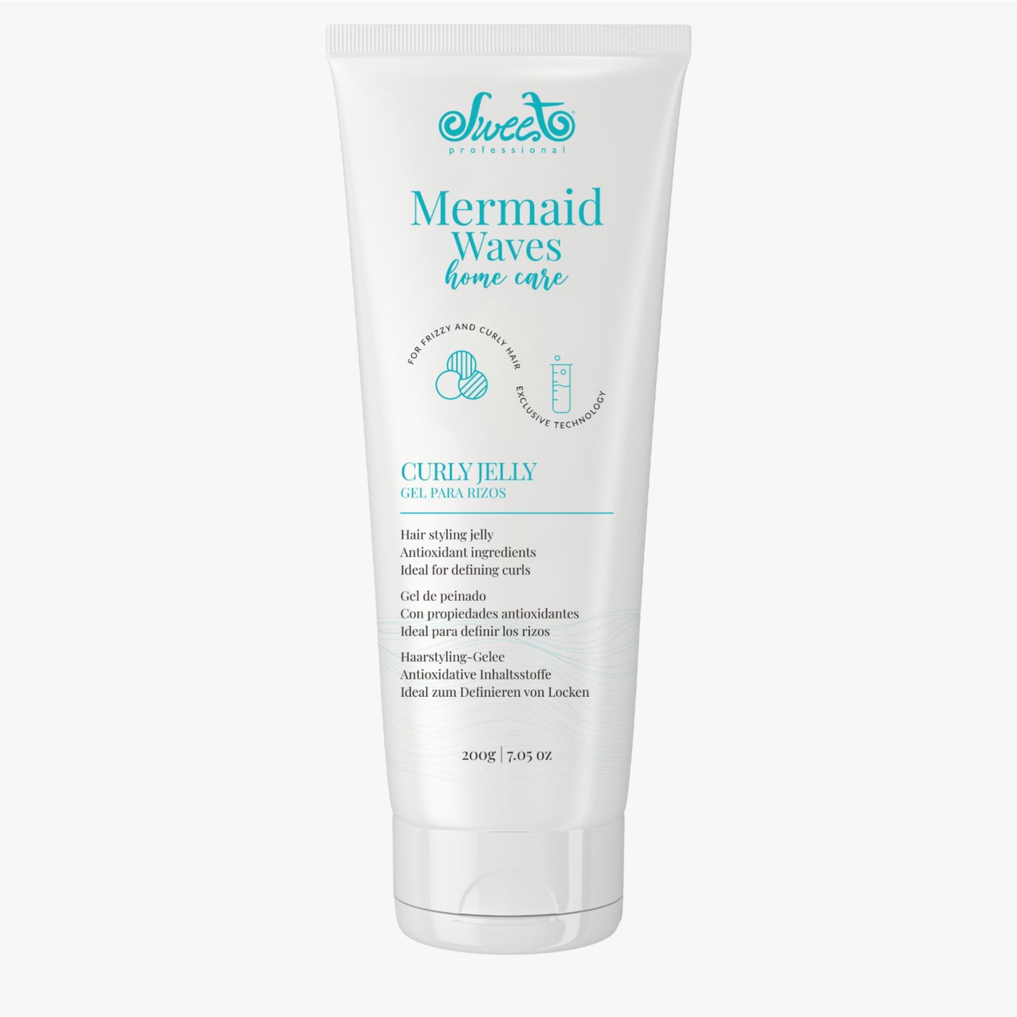 Gel rizos definidos SWEET - Mermaid Waves All Curls Home Care 200gr