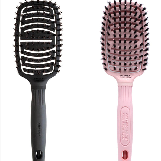 Olivia Garden Cepillo cabello Black Label Flex Combo black or pink