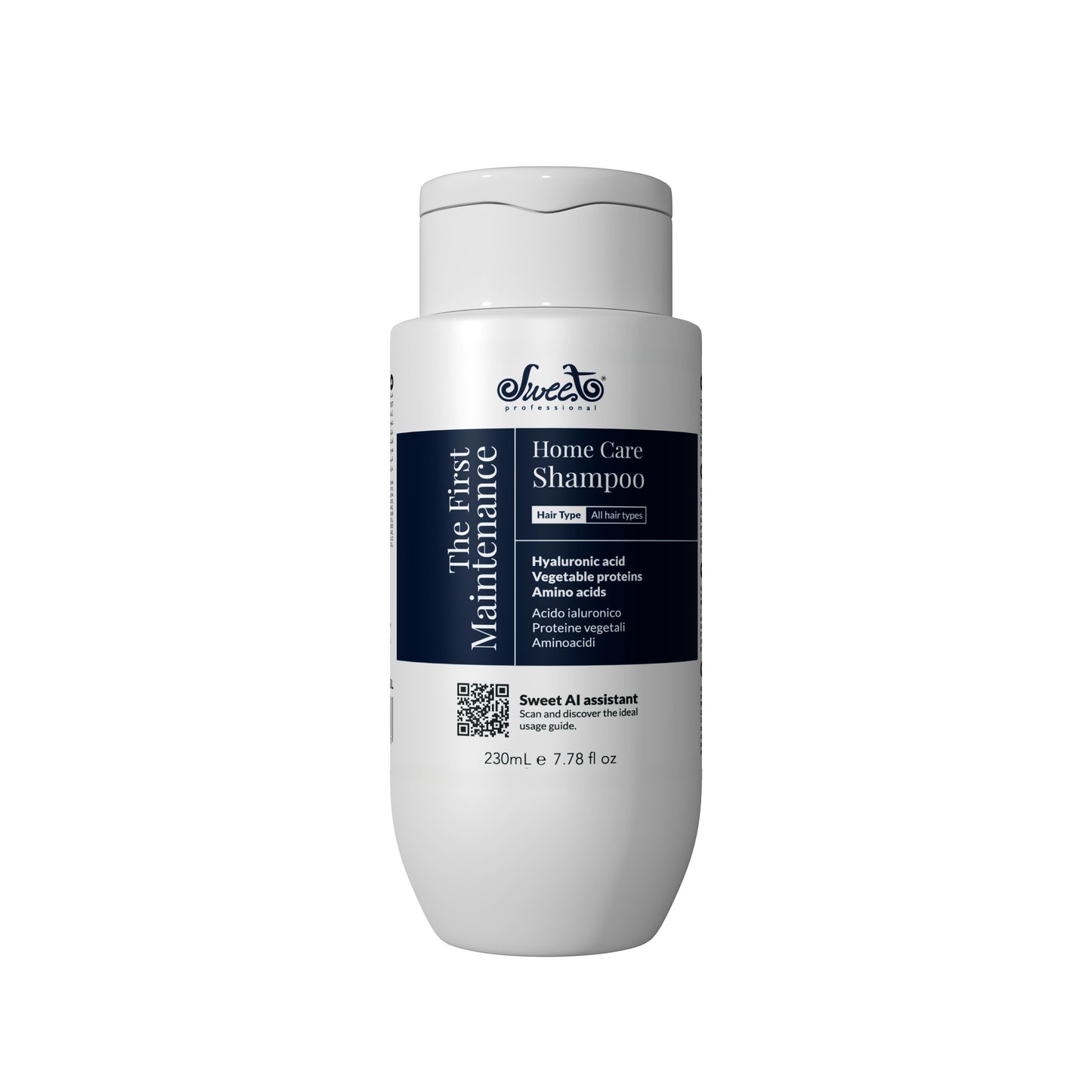Champú mantenimiento alisado SWEET The First 230ml (NUEVO ENVASE)