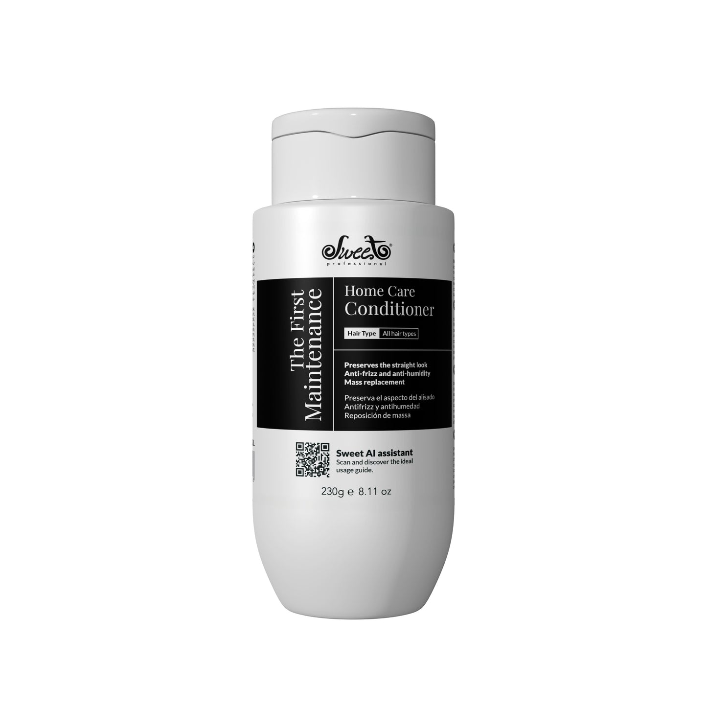 Acondicionador mantenimiento alisado SWEET The First 230gr (NUEVO ENVASE)