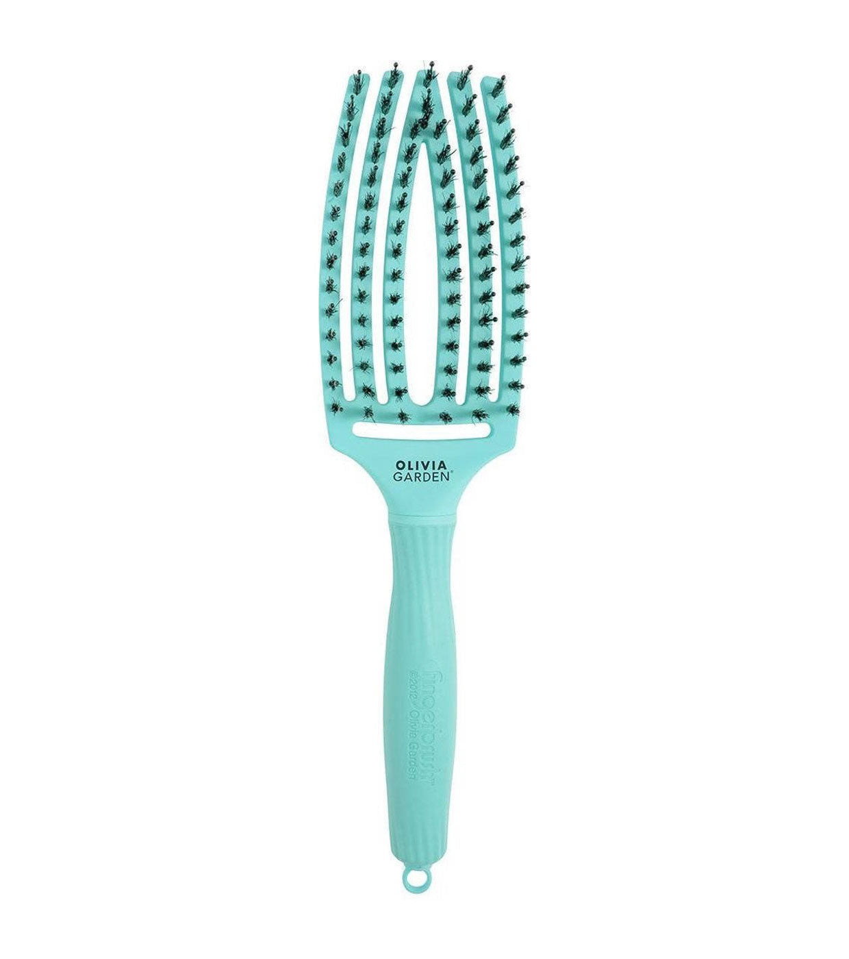 OLIVIA GARDEN - Cepillo Finger Brush combo Medium - lavender, pastel pink , blue or hot pink - 1 unid