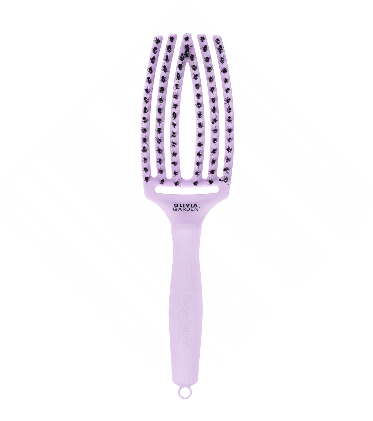 OLIVIA GARDEN - Cepillo Finger Brush combo Medium - lavender, pastel pink , blue or hot pink - 1 unid