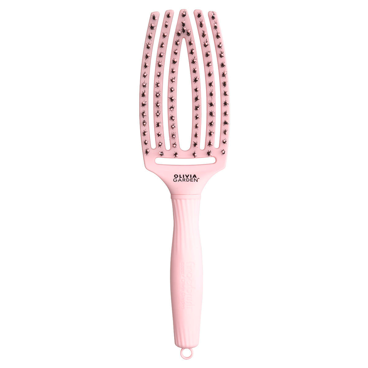 OLIVIA GARDEN - Cepillo Finger Brush combo Medium - lavender, pastel pink , blue or hot pink - 1 unid